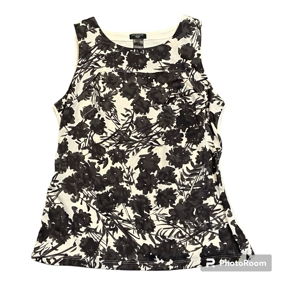 Ann Taylor floral sleeveless top